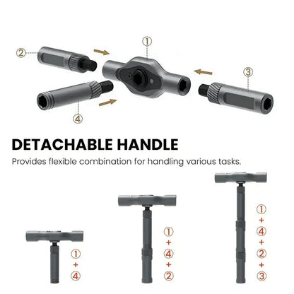 24/42-in-1 Magnetic T-Handle Ratchet Screwdriver Set