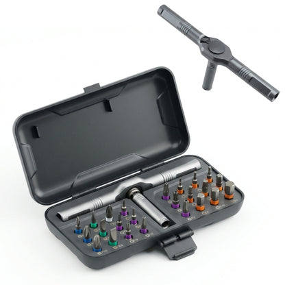24/42-in-1 Magnetic T-Handle Ratchet Screwdriver Set