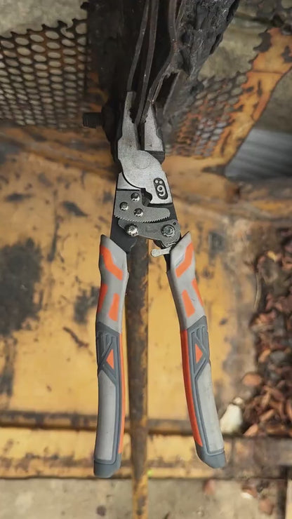 55-Steel Self-Locking Anti-Skid Ratchet Pliers